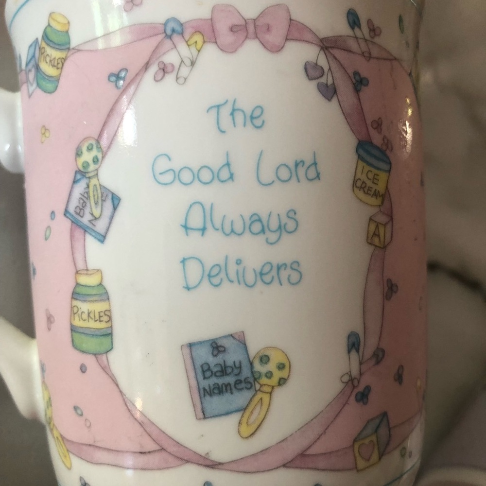 PRECIOUS MOMENTS MUGS, 3 of them together